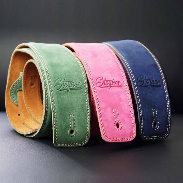 Gitarrengurt Leder - Nubuk Deluxe Green Jetzt online – Bild 3