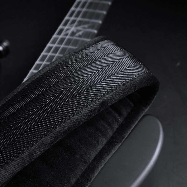 Gitarrengurt schwarz mit Polster - Heavy Helen (silber-schwarz) Rabatt – Bild 3