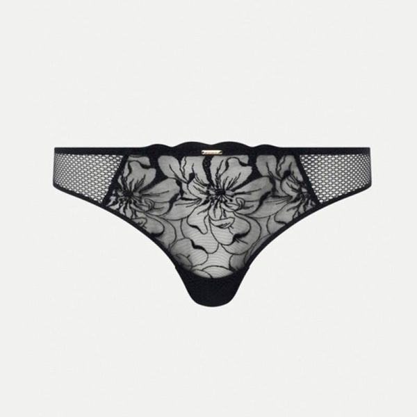 Chantelle - Fleurs String in schwarz Mode