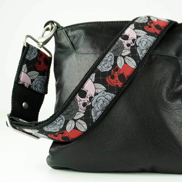Bunter Taschengurt mit Karabiner  Red Rocking Skull“ Zu verkaufen