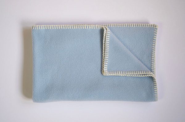 Dog Blanket Soft Fleece Light Blue Online-Verkauf – Bild 3