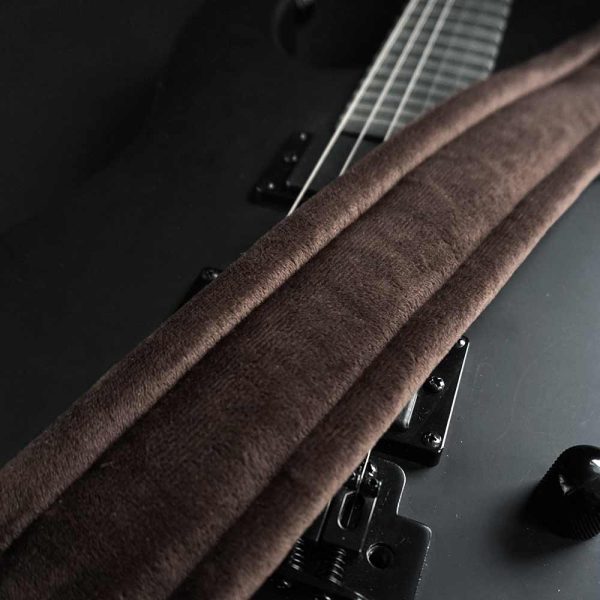 Gitarrengurt braun mit Polster - Heavy Hazel (messing-dunkelbraun) Jetzt online – Bild 4
