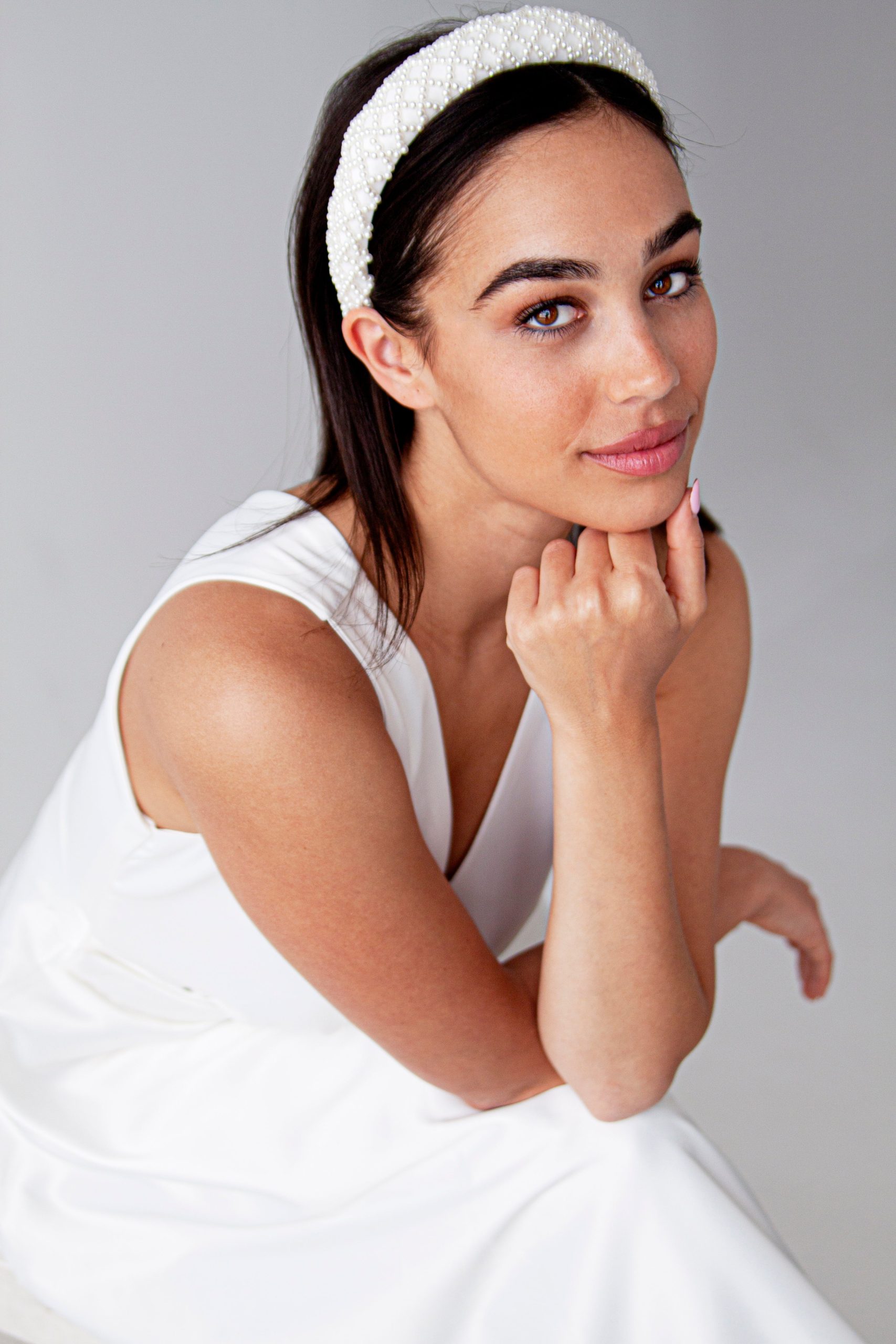 Pearl Headband Im Angebot
