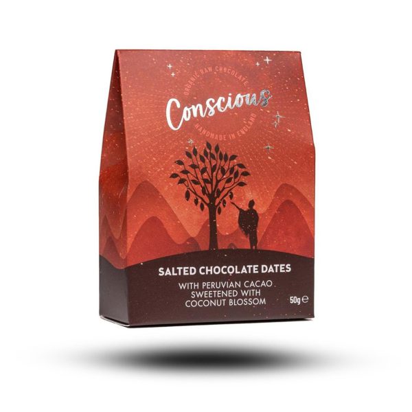 Conscious Salted Chocolate Dates 50g Rabatt