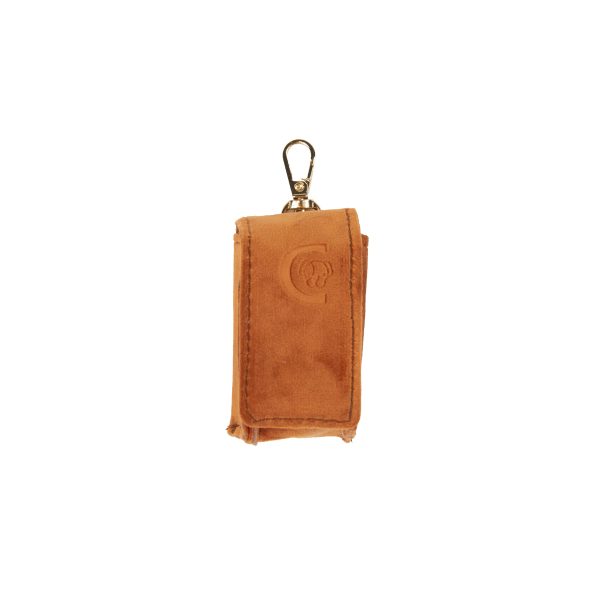Poop Bag Square Velvet Orange Im Angebot