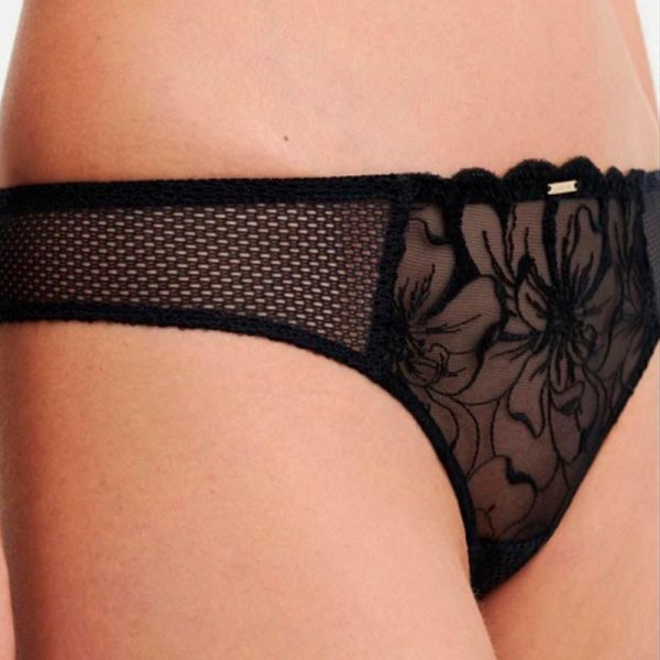 Chantelle - Fleurs String in schwarz Mode – Bild 4