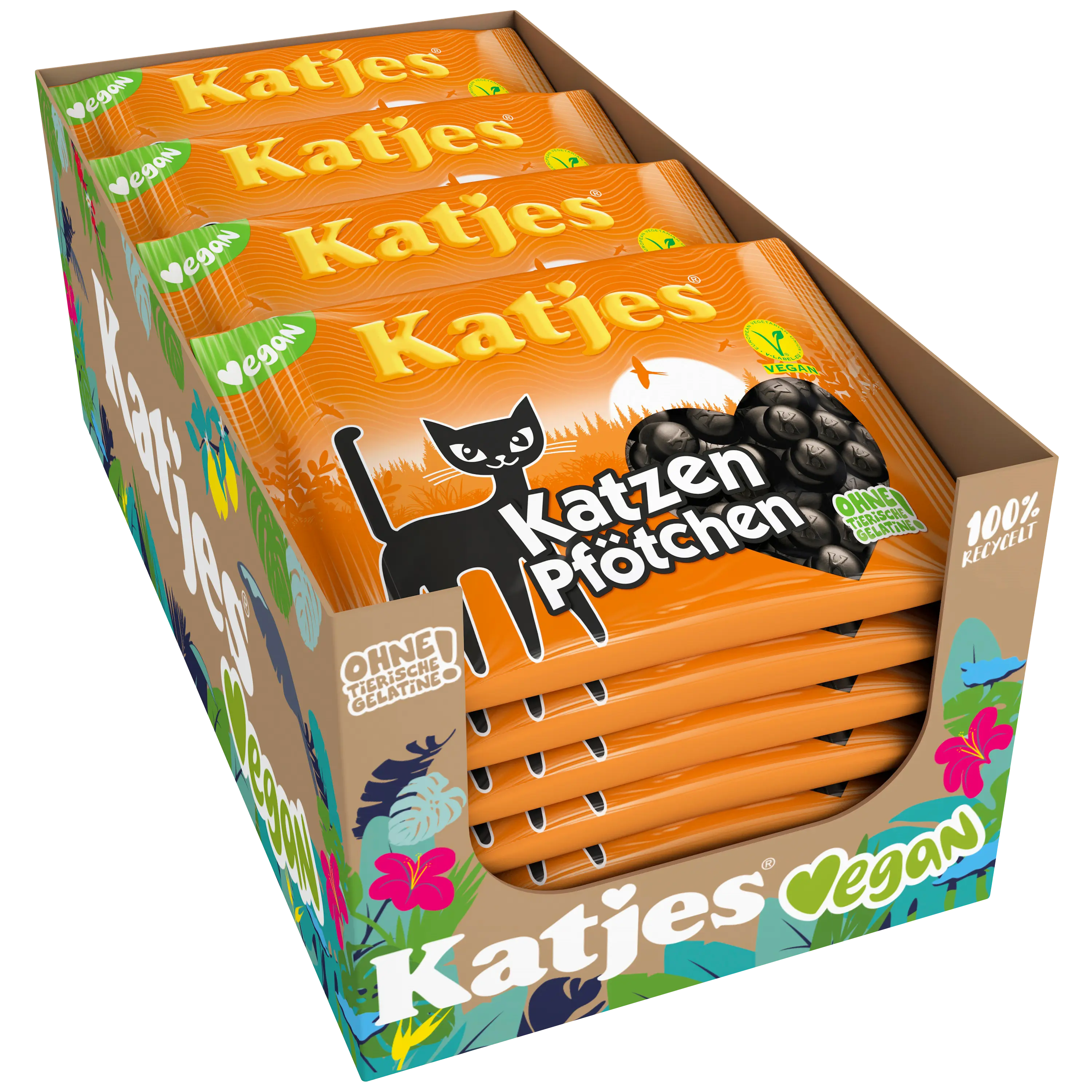 Katzen Pfötchen 22er Karton Verkauf