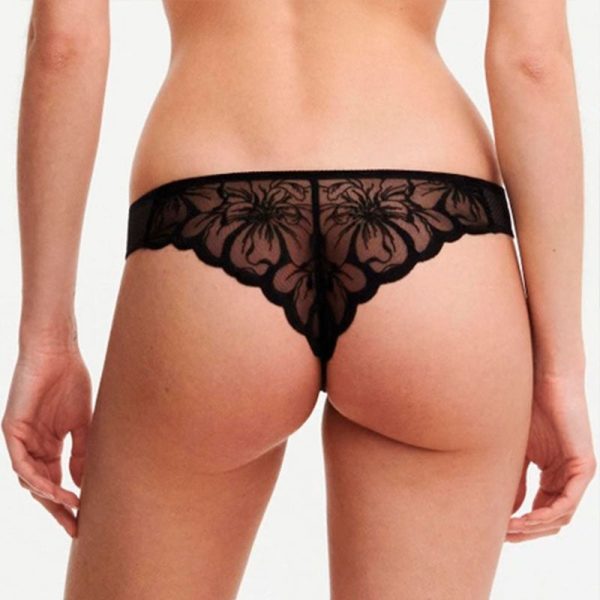 Chantelle - Fleurs String in schwarz Mode – Bild 2