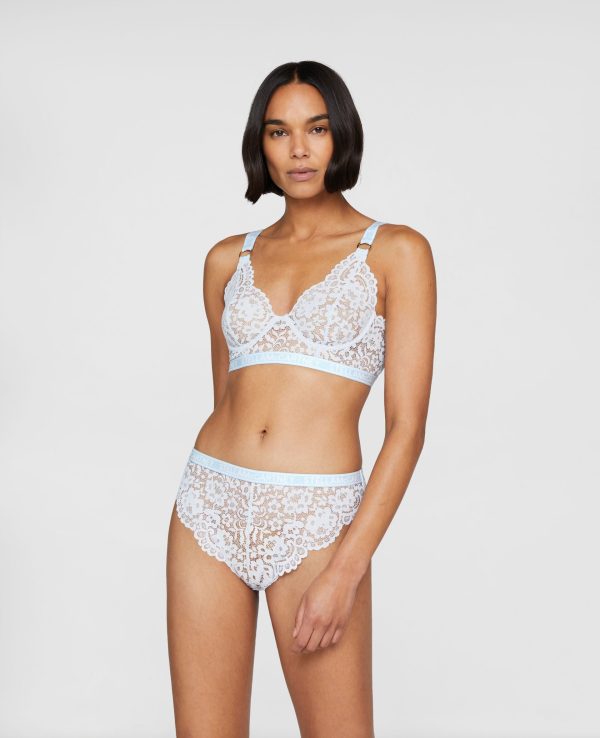 Stella McCartney - Stella Bustier in hellblau Mode – Bild 3