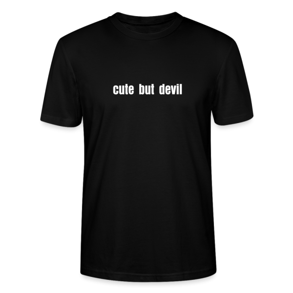 PIRANHA - Männer Bio-T-Shirt „cute but devil“ Rabatt