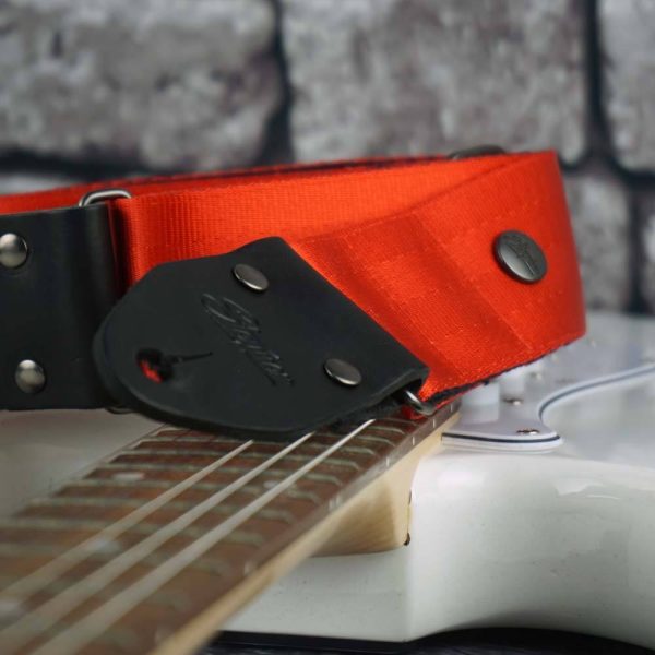 Gitarrengurt rot - Cruiser Red (schwarz-schwarz) Online – Bild 5