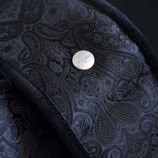 Gepolsterter Bassgurt V2 - Luxury Black Paisley (9.5 cm Breite) Jetzt online – Bild 2