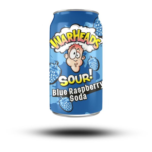 Warheads Sour Blue Raspberry Soda 355ml Angebot